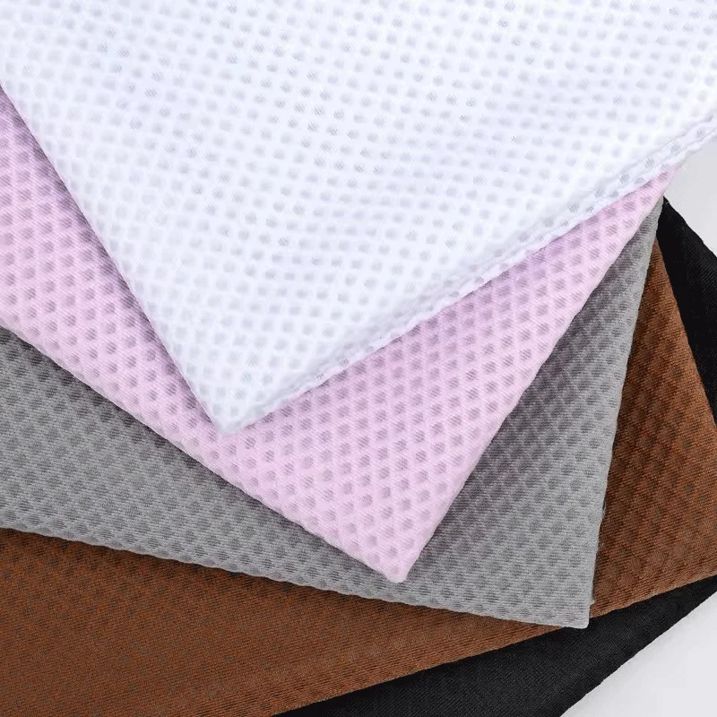 Oeko-Tex Certificated 100% Polyester breathable sandwich mesh fabric for mattress cushion  cover border cushion  2503