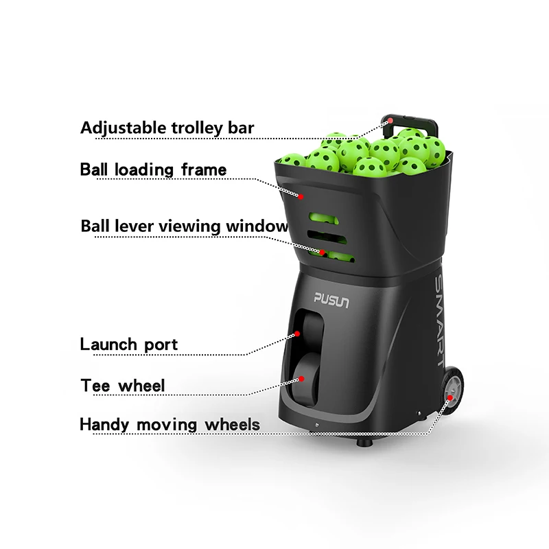 Professional Factory Tennis Training Machine Tennis Ball Launch High Speed Tennis Ball Machine