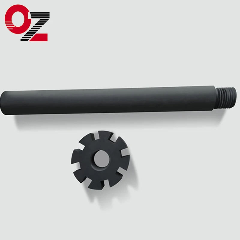 Оптовая продажа ротор дегазации для литья алюминиевого графитового ротора производители