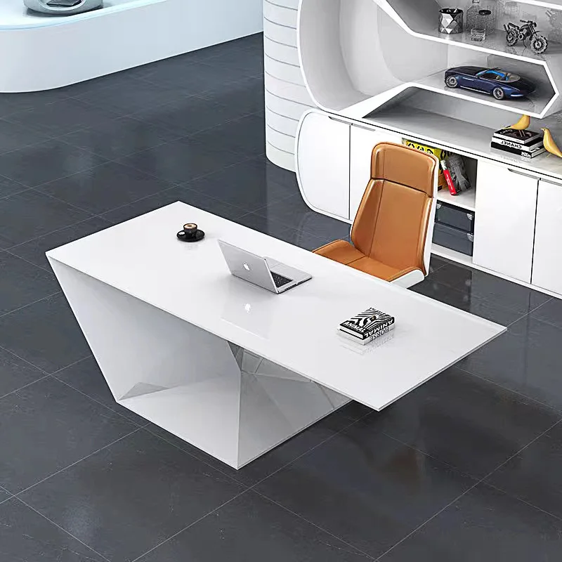 Luxury modern executive office desk desktop computer desk home office furniture  antique wood office desk furniture