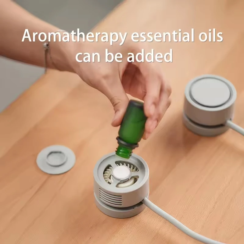 Wearable Sports  usb Neck Fan Hands Free Aromatherapy Hand-free Pocket Portable Folding USB Rechargeable hanging cooling fan