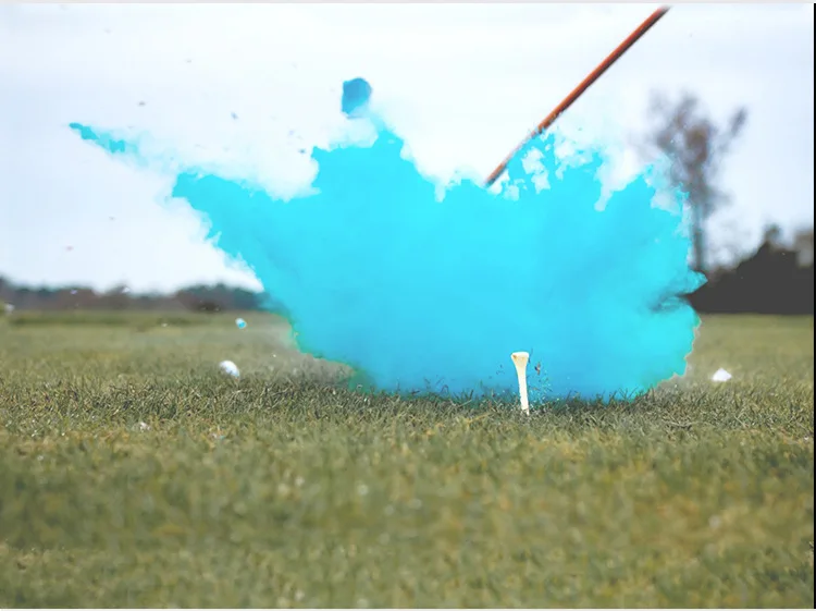 Golf Baby Party Supplies Pink Blue Color Smoke Boy or Girl Gender Reveal for party