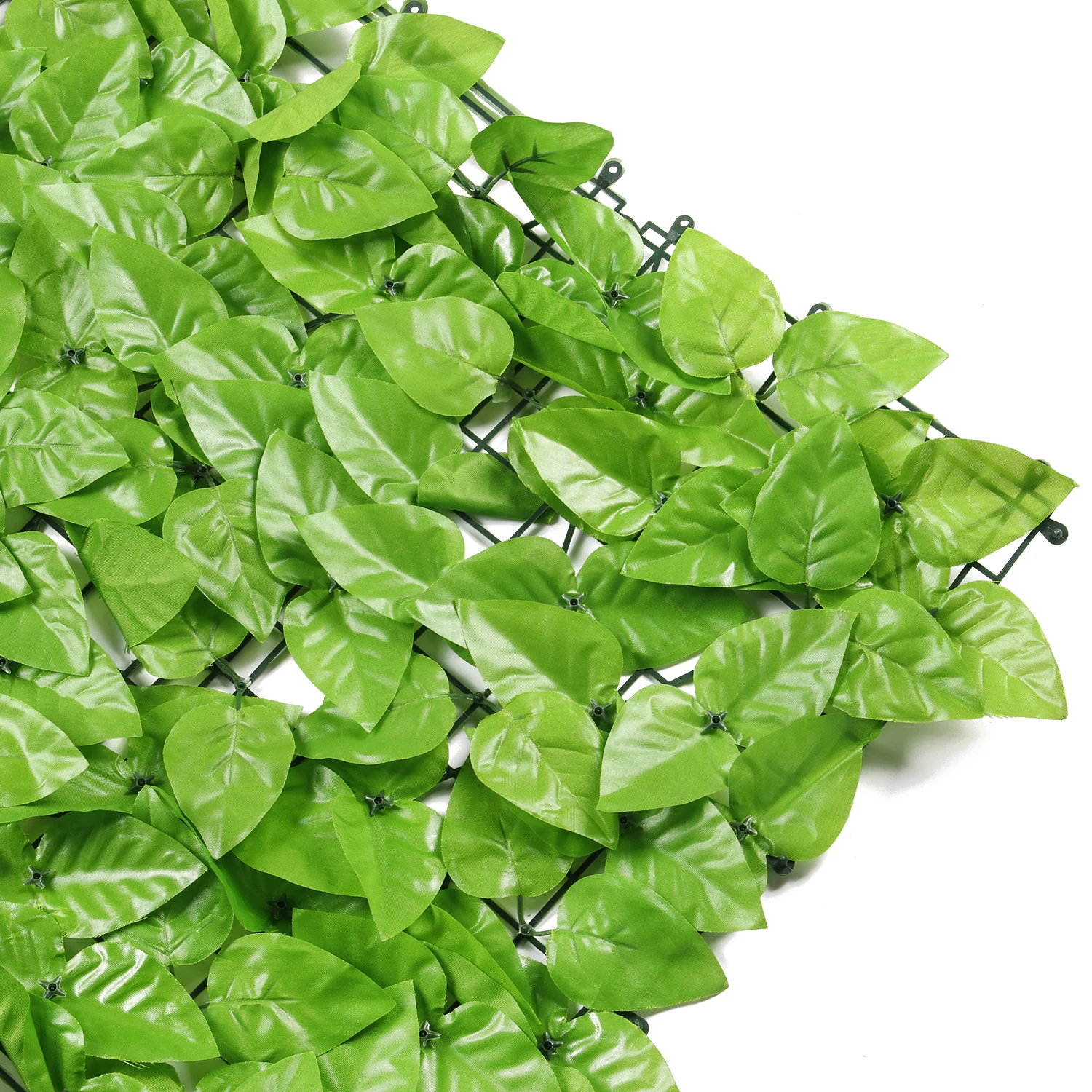 L6 Wholesale Plastic Green Leaves Privacy Artificial Ivy Screen Fence Roll for Garden Outdoor Decor