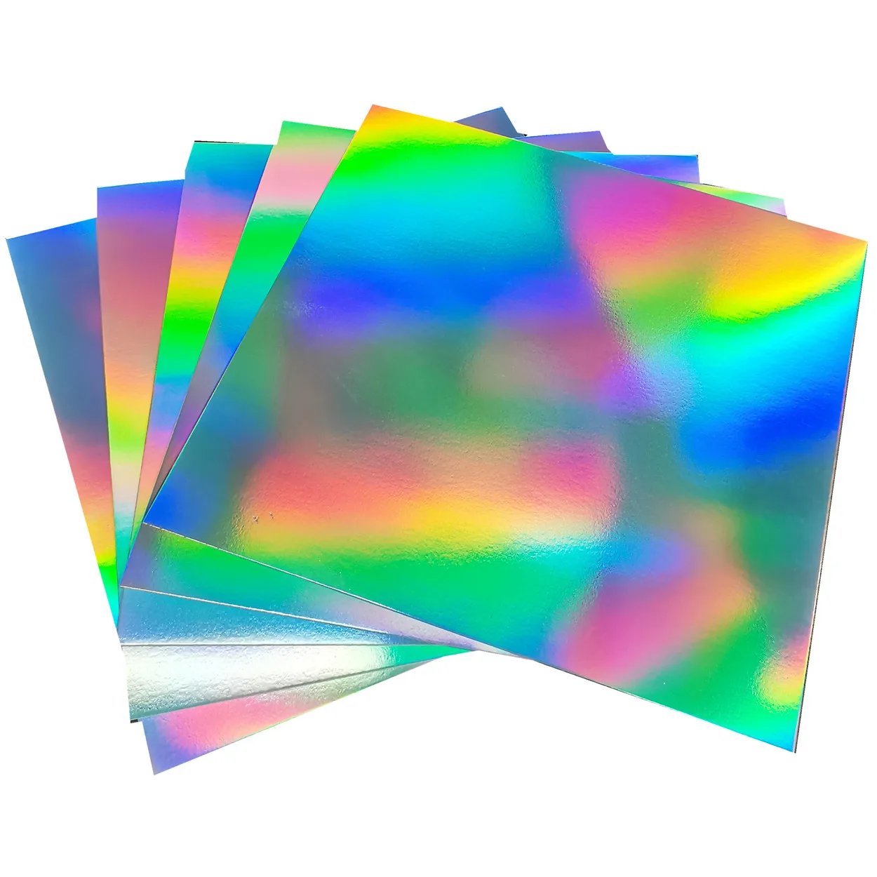 300gsm hologram glitter origami paper Card sheet for cake topper decoration