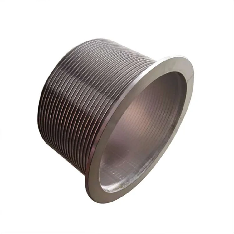 Промышленная центрифужная клиновая проволочная корзина высококачественный аустенитный материал из нержавеющей