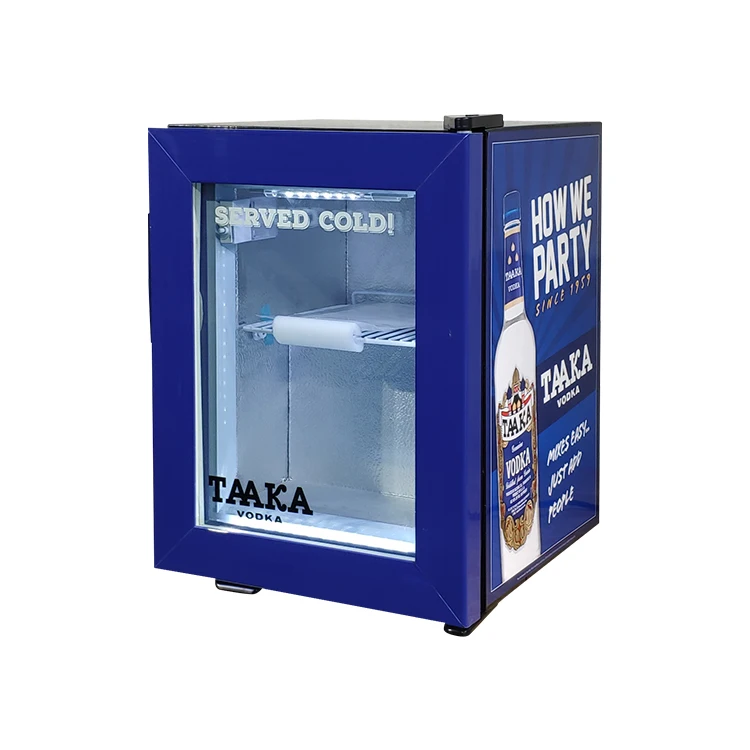 Meisda SD21 New Glass Door 21L Mini Refrigerator Small Ice Cream Freezer With CE