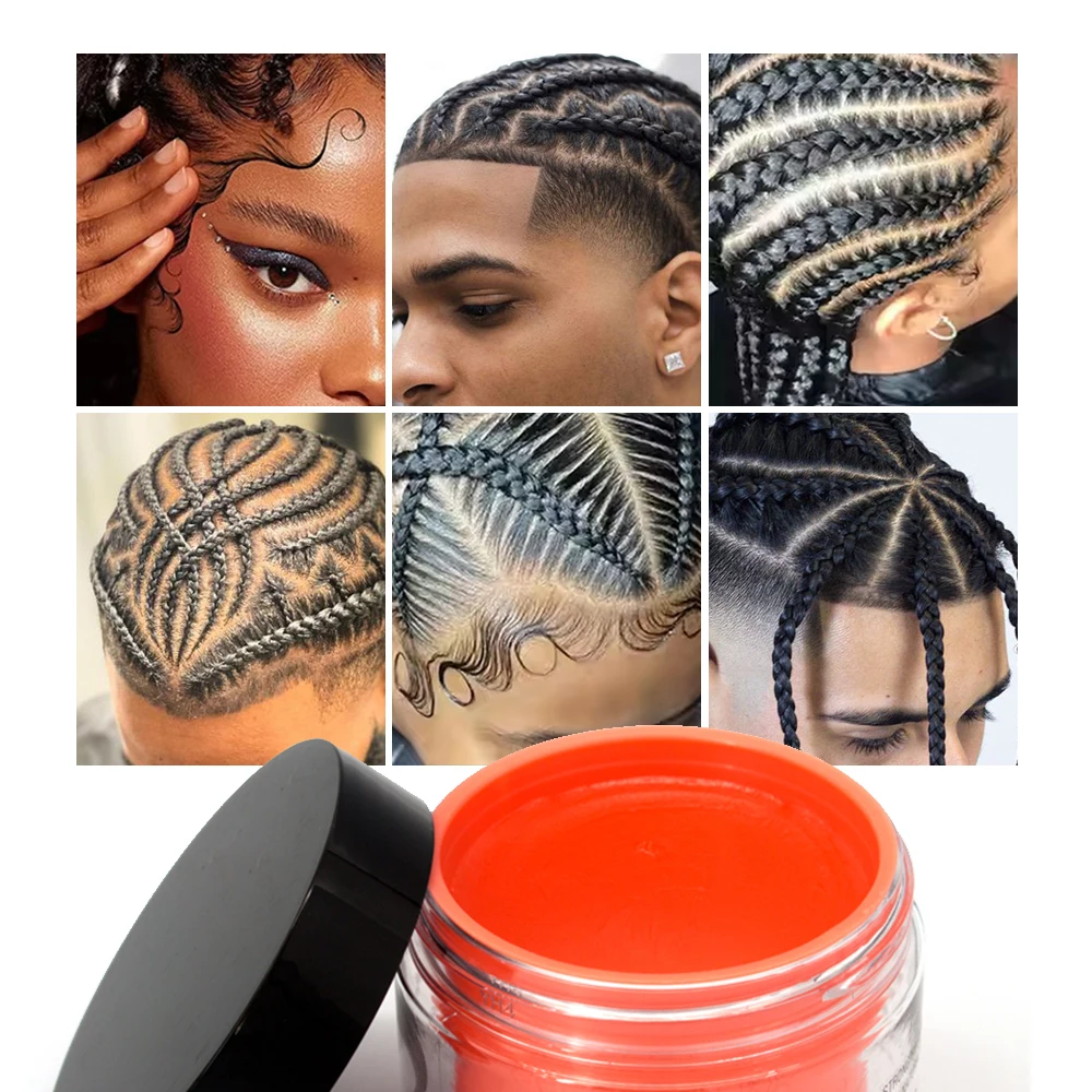Wholesale Cuirts Hair Gel Water Instant Braid Loc Twist Gel No Residue Braiding Gel Extra Hold Edge Control