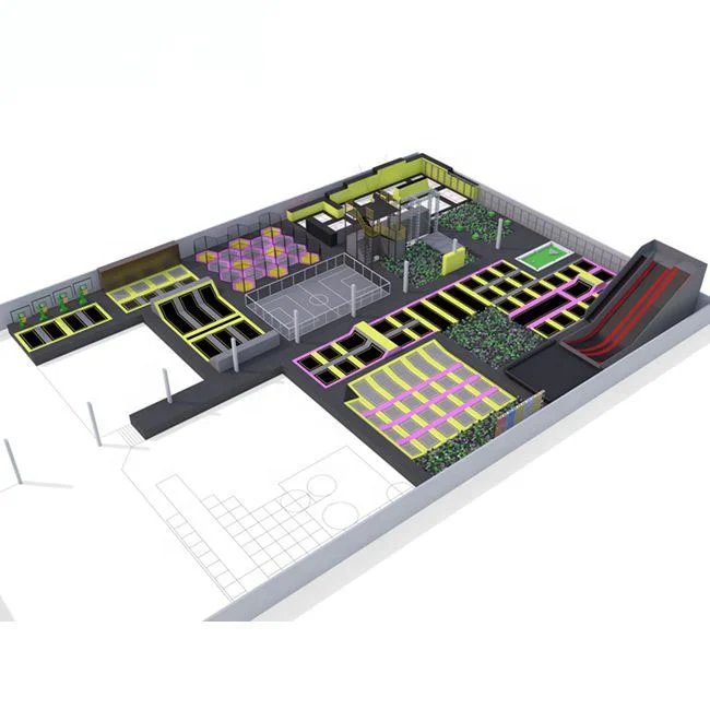Популярные Захватывающие игры Крытый большой слайд мяч Пит батут парк оптовая продажа детская площадка оборудование