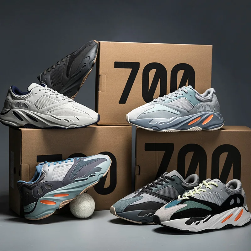 Новинка 2021, дизайнерские оригинальные высококачественные кроссовки Yeezy 700 V2 V3, спортивная обувь для бега, модные кроссовки унисекс для мужчин и женщин