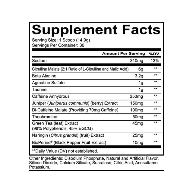 Preworkout Gummy with Caffeine from Green Tea & Juniper Beta Alanine for Pump, Energy Endurance gummies manufacture OEM/ODM