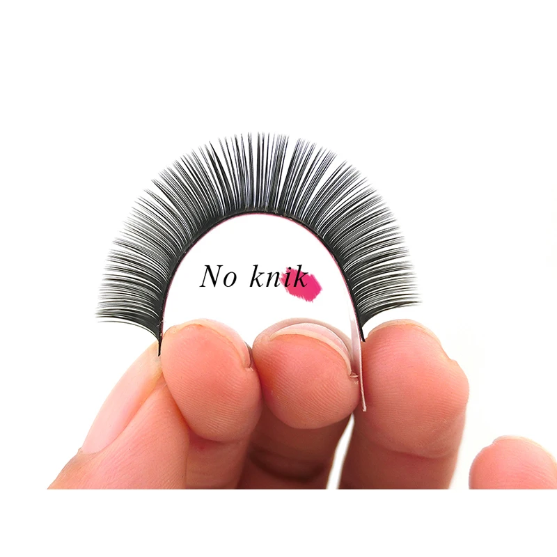 Free Sample Natural Soft custom made korea PBT fibre private label lash extension individual eyelash extension