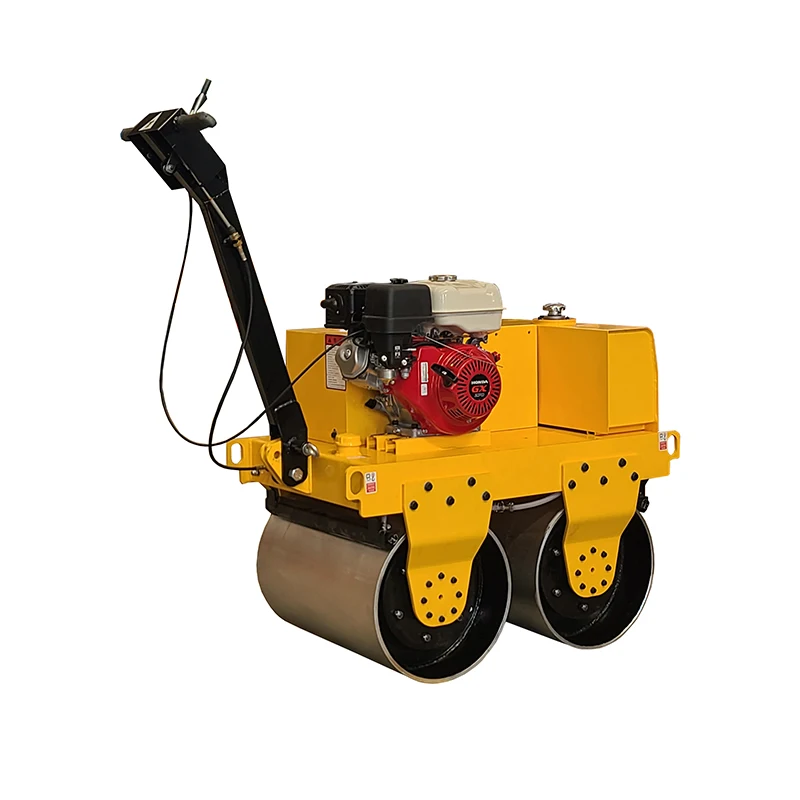 Ex-factory price vibratory roller walking parallel roller for sale Weight 0.5 tons Engine brand Honda