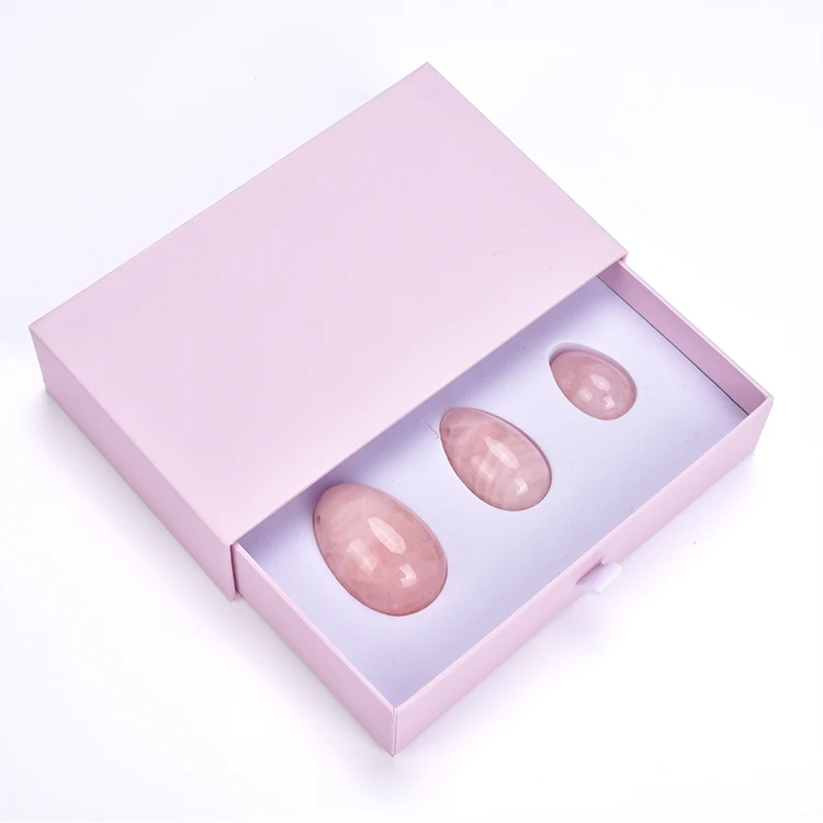 2019 trending products stand drilled certified jade yoni egg box with string and gift box
