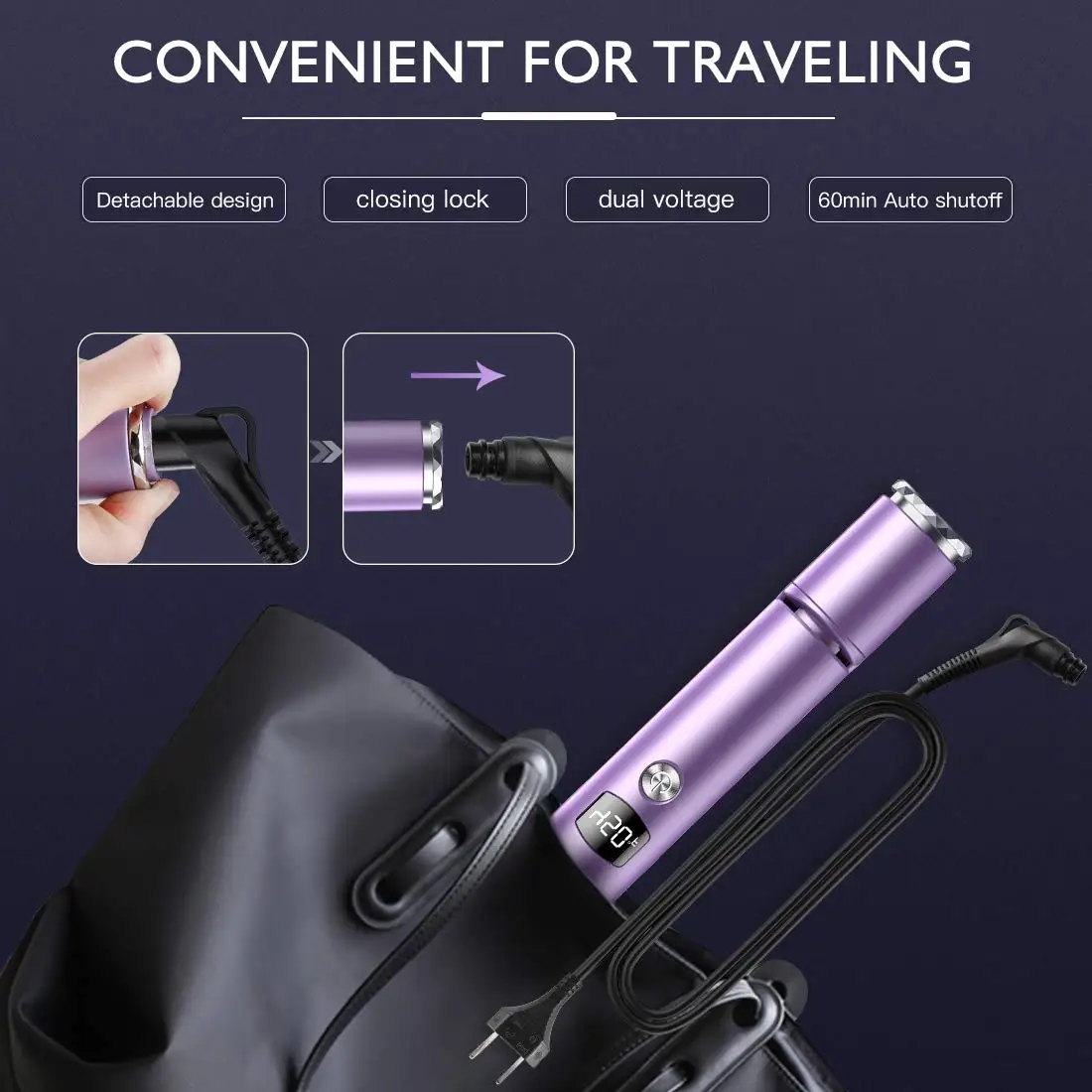 2021 High Heat Smart Private Label White Gold Portable 480  Flat Irons Hair Straightening