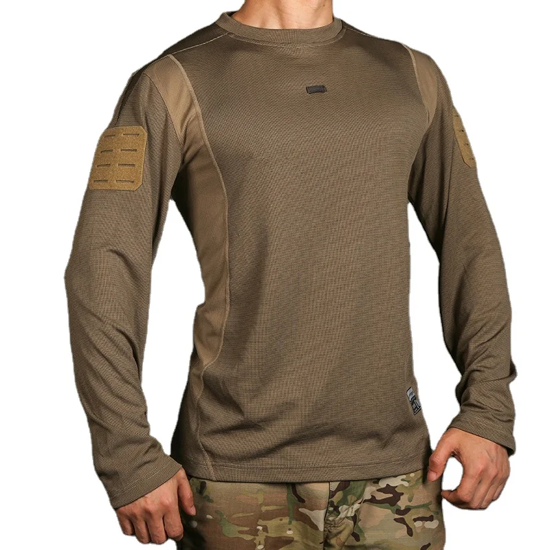 Emersongear Autumn Long Sleeves Mens Outdoor Suit T-Shirts Tactical Army Paintball Wargame Combat Military T Shirts For Men