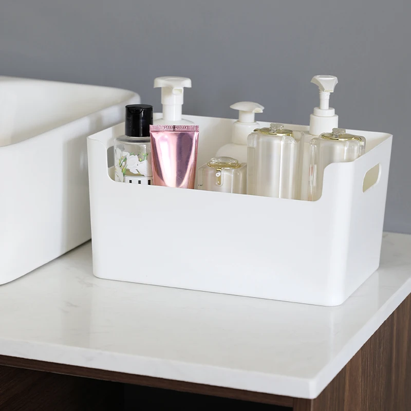 uncovered U-shaped storage basket  ABS Material Storage Cabinet