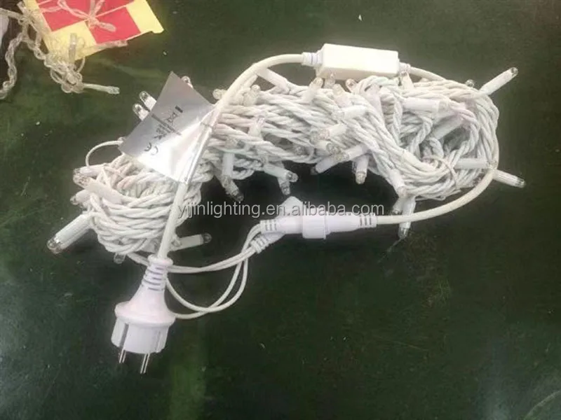 220V IP65 Waterproof 10m  Extensible Outdoor Christmas Lights With Male and Female Connectors