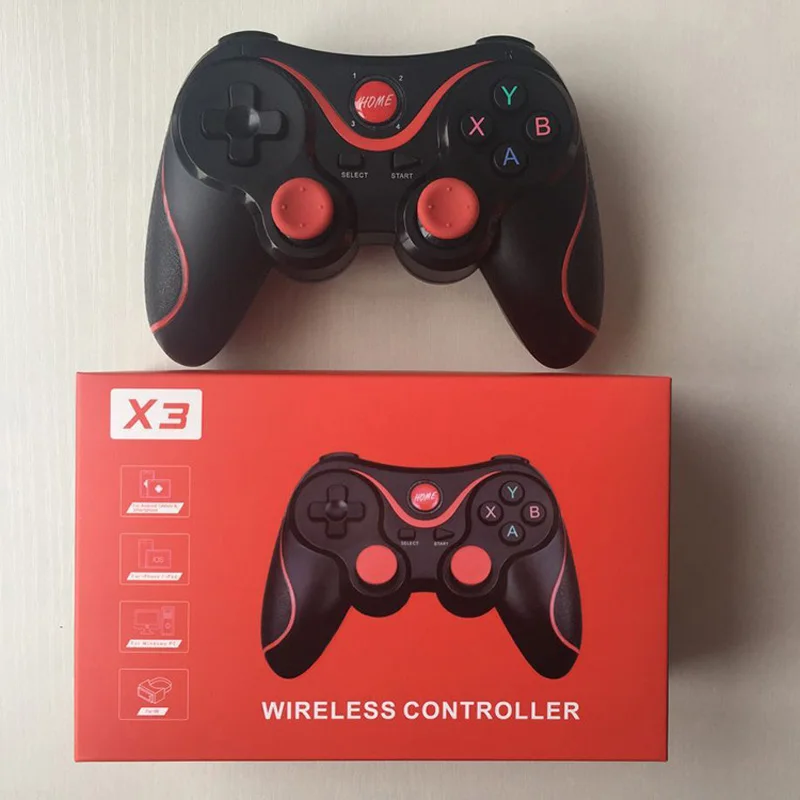 Беспроводной BT Смартфон Android джойстик игровой контроллер для Fortnit совместим с PS3/TV/mobile/Windows PC держателем телефона