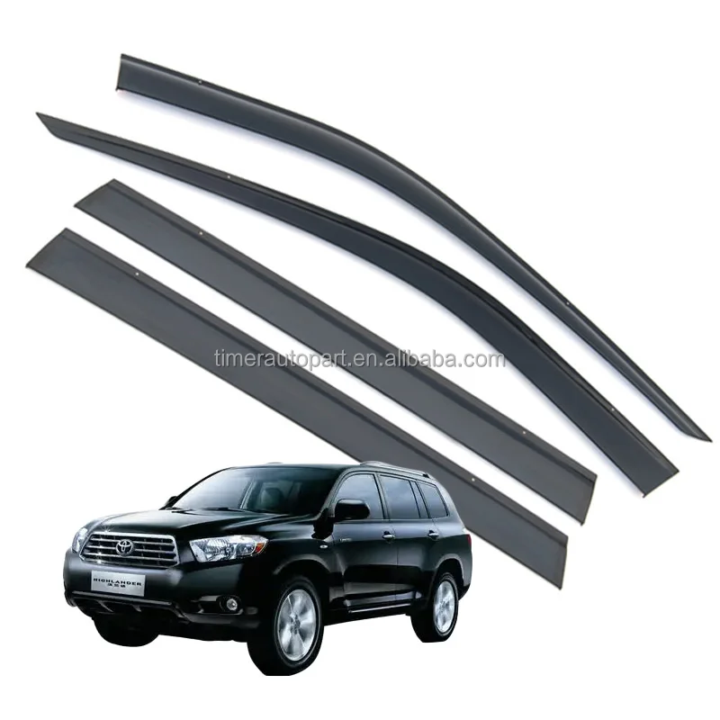 Car Door Window Visor For 2016 2018 Toyota Highlander 2001 To 2021 Window Deflectors Rain Guard Weather Shield Auto Parts