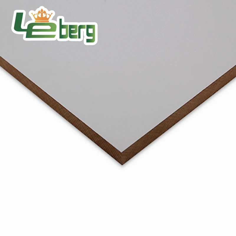 Super Pet Melamine Board Supermatt Surface Matt Mdf 18mm Modern PET Film Color Horizontal Bamboo Board Panel for Indoor Plywood