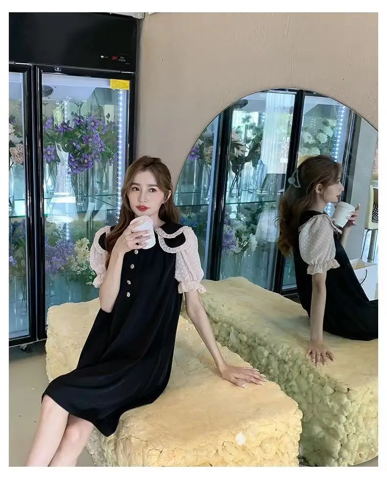 
Family Matching Outfits Autumn Summer Patchwork Floral Long Dress for Mommy and Me Clothes Mother and Daughter Clothes 