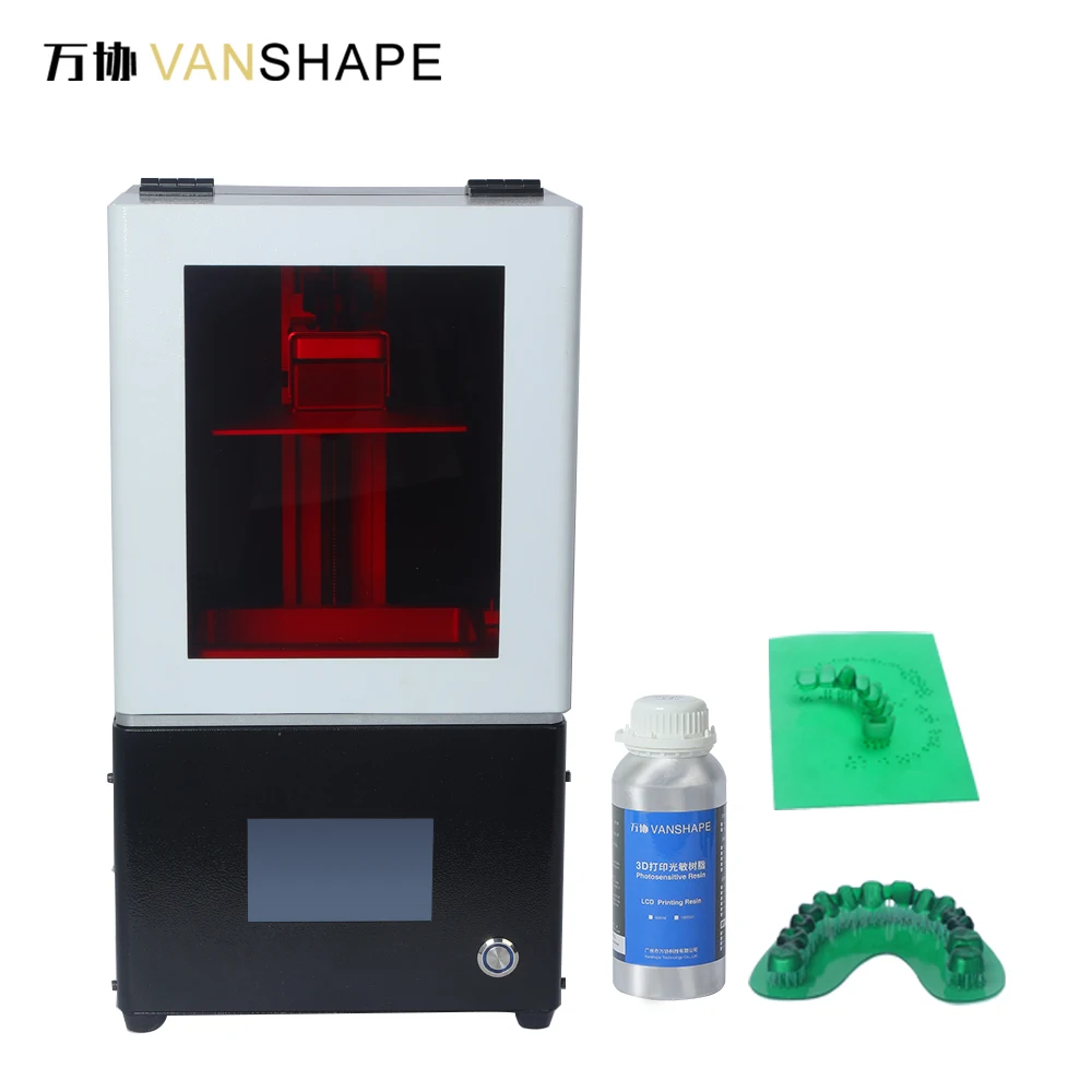  Фотополимерный полимерный 3D-принтер Vanshape для ювелирных изделий стоматологии высокое разрешение ультрафиолетовые светодиодные