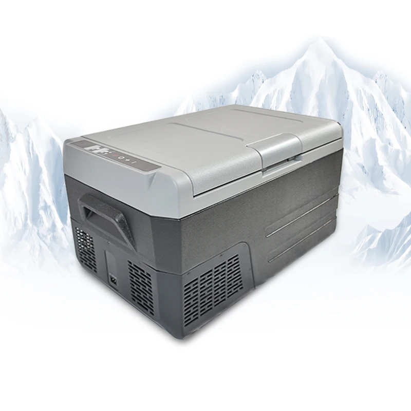 FCC Certification DC 12V 24V car portable fridge freezer refrigerator car fridges for sale with compressor