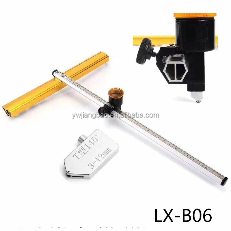 t shap glass tile cutter Aluminum oil fed T shape glass cutter with diamond cutter head for glass sheet cutting and tile cutting