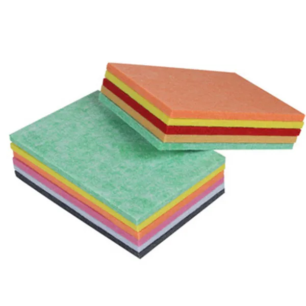 9mm12mm High Density Light Grey Sound Absorption PET Acoustic Panels Polyester Felt Acoustic Panels