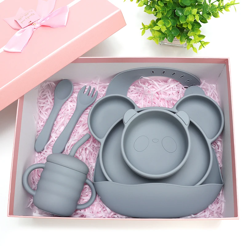 Baby Non-Slip Suction Cup Weaning Baby Feeding Set