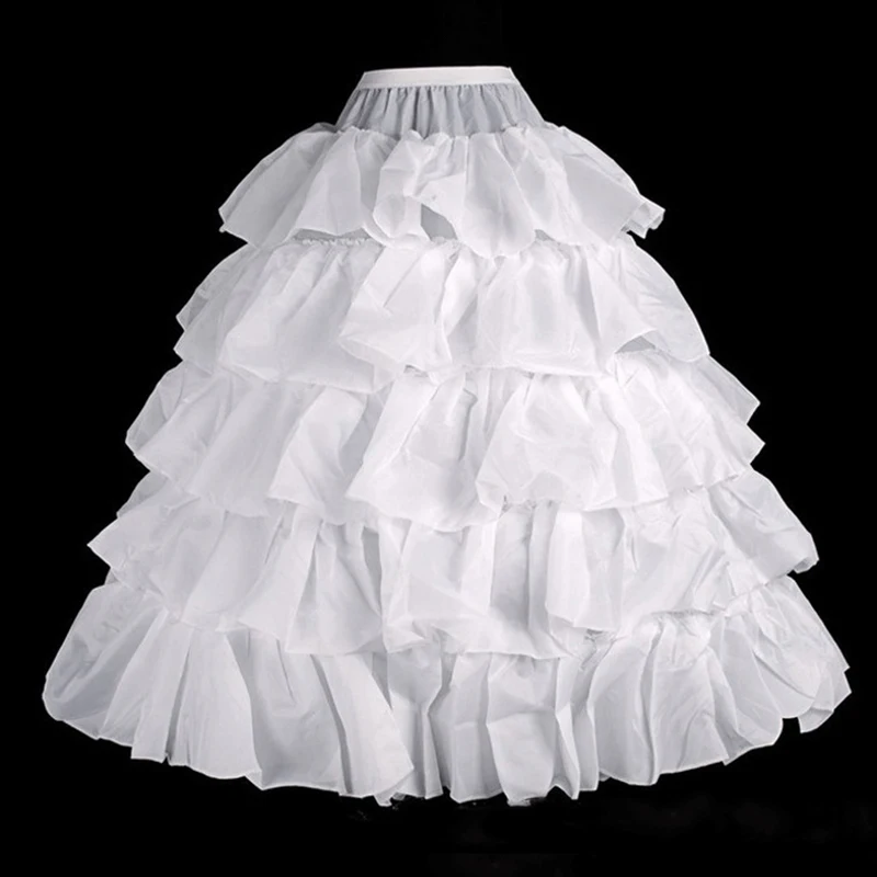 Add Diameter Four Ring Five Lotus Leaf Wedding Dress Bustle Wholesale Dance 4 Circle 5 Lotus Petticoat 100cm