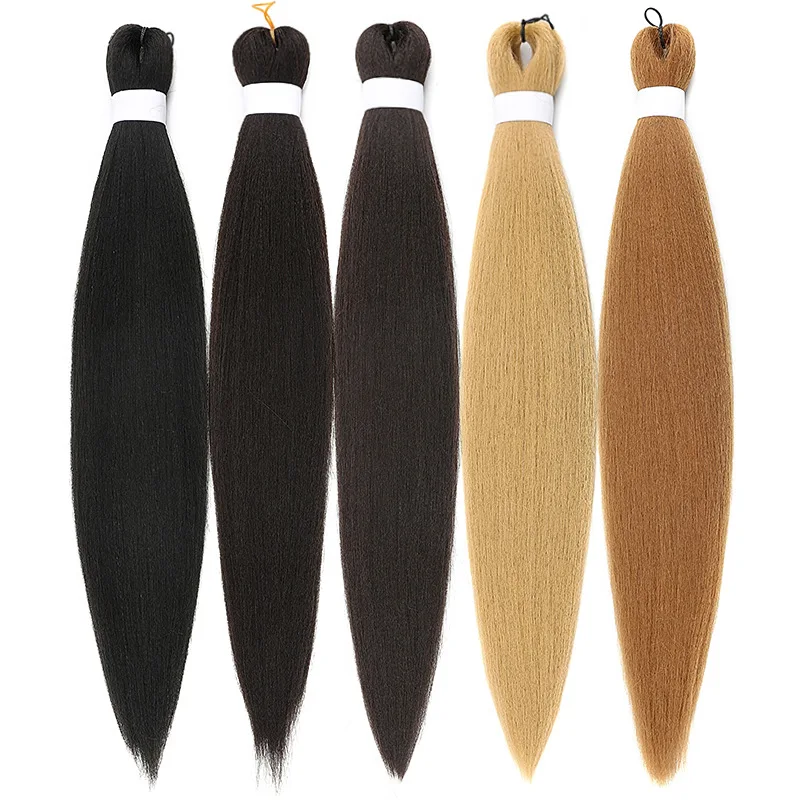 Japanese Fiber Pre Stretch Easy Braid Wholesale Synthetic Jumbo Extension Prestretched Pre Stretched Braiding Hair