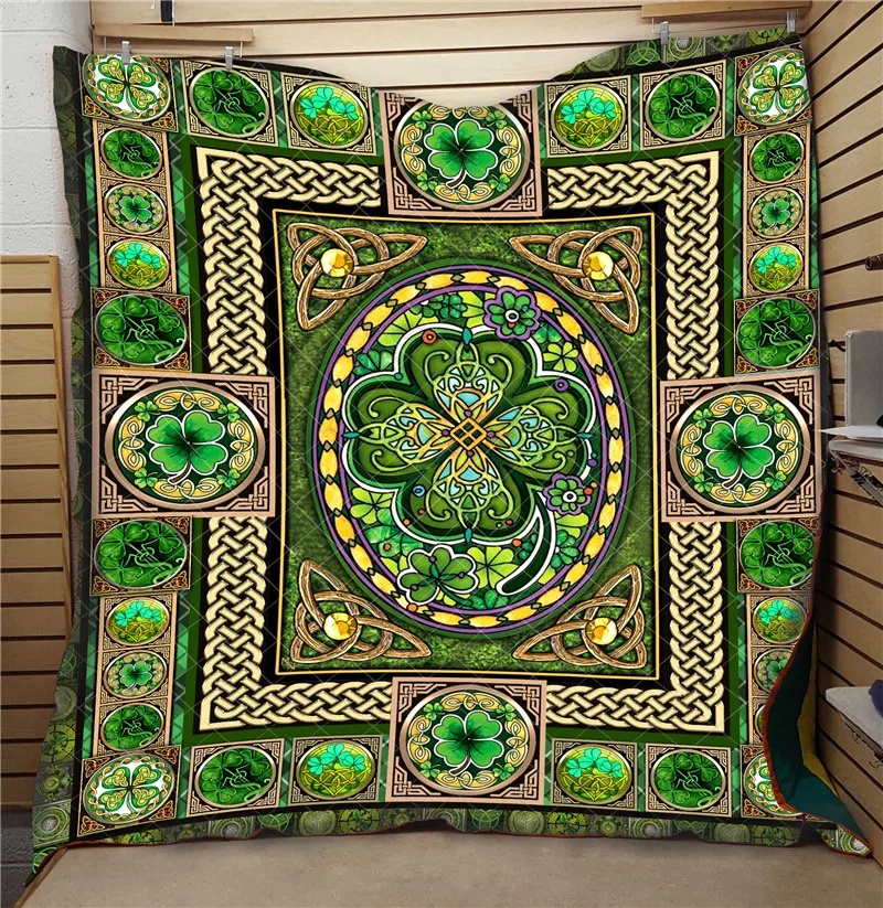 3D Christmas Quilt Bed Comforter 200x230cm Bedding Set Home Child Gift Thin Quilts