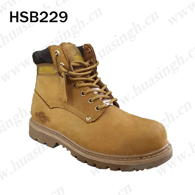 XC, nubuck polo style honey color ankle boots goodyear welt work boots for men and women HSB229
