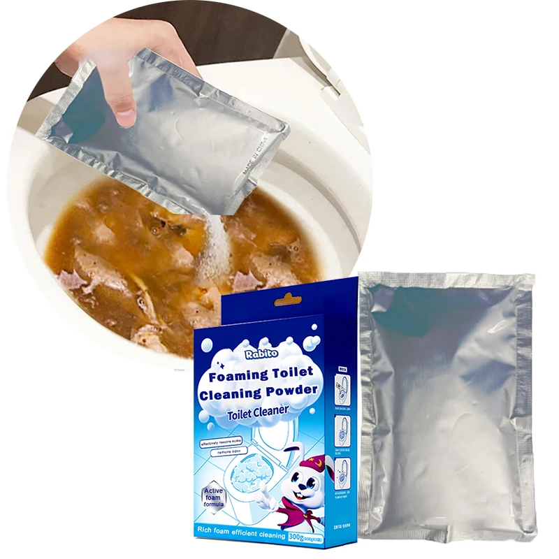 Wc Cleaner Strong Urine Alkali Aissolving Detergent Toilet Pipe Dirt Yellow Stain To Descaling Foaming Toilet Cleaning Powder