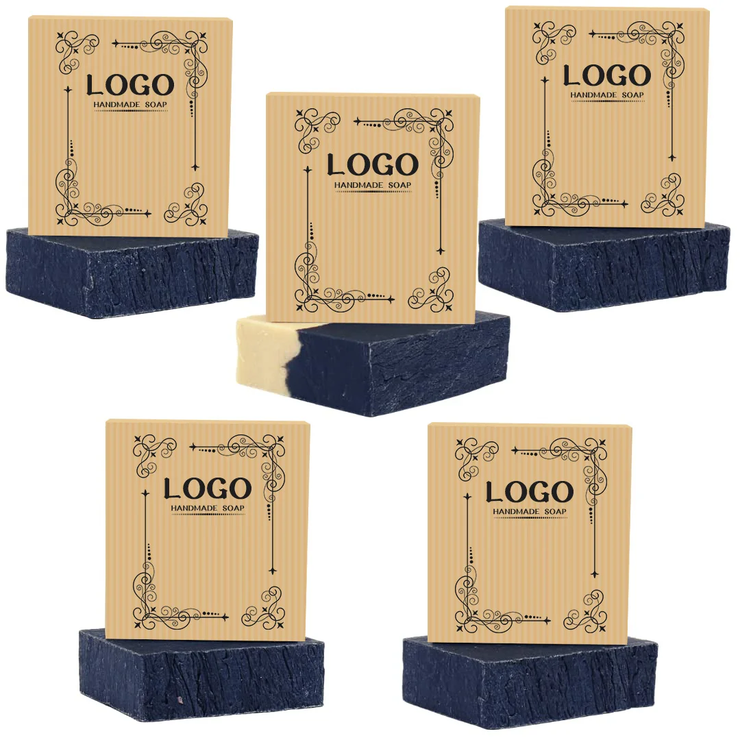 Custom Flavor Handmade Black Laundry Yoni Bathing Goat Milk Organic Hotel Soap Base Whitening Turmeric Packaging Kojic Acid Soap