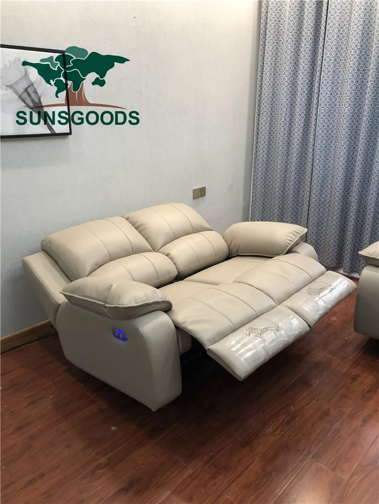 SUNSGOODS high quality premium luxury sofas living room furniture lounge sofa sets Italian modern leather sofa set furniture