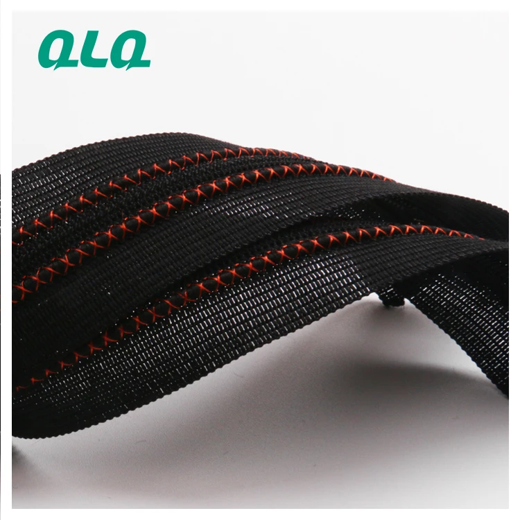 Color Nylon Zipper for Making Trousers New Arrived Black and Red Gold Ecofriendly Sustainable 1000 PCS Open-end Trousers Used 3#