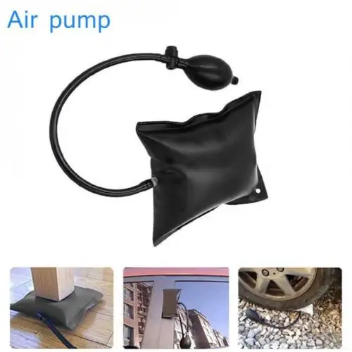 Inflatable Air Wedge Bag Kit Pump 3 Pack Commercial Air Wedge Pump Bag Tool Professional Leveling Kit Alignment Tool