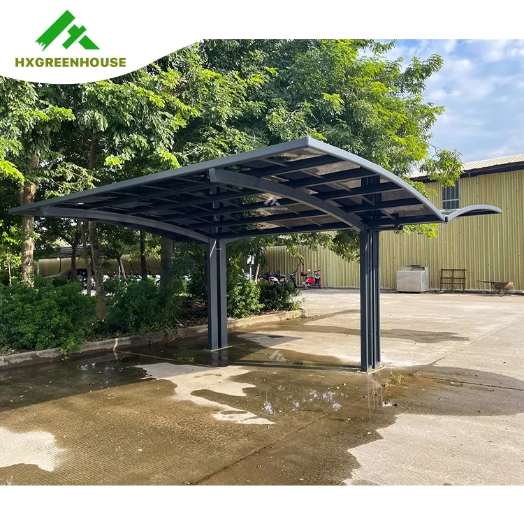 Portable Prefab Car Parking Shelter Garages, Canopies HX115 Modle Homely Aluminum & Carports Metal 6063 Aluminium New China 26mm