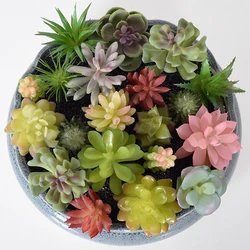 2022 new DIY small potted plants indoor decoration artificial succulent plants
