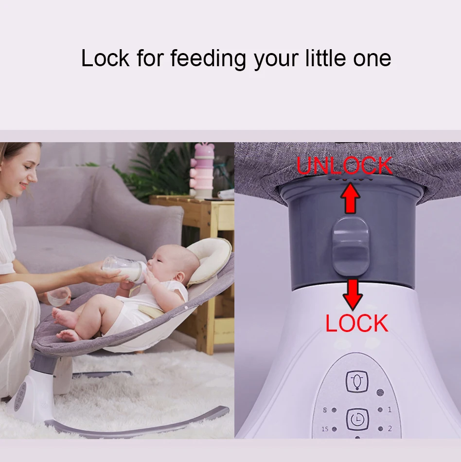 Hot Sale Electric Cradle Bed Baby Bed Newborn Sleeping Automatic Swing Crib Toys Indoor Baby Cradle Swing