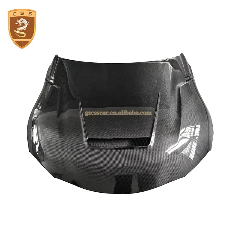 High Glossy Finish Carbon Fiber A90 Car Engine Hood Cover For Toyo ta Supra (1600397673310)
