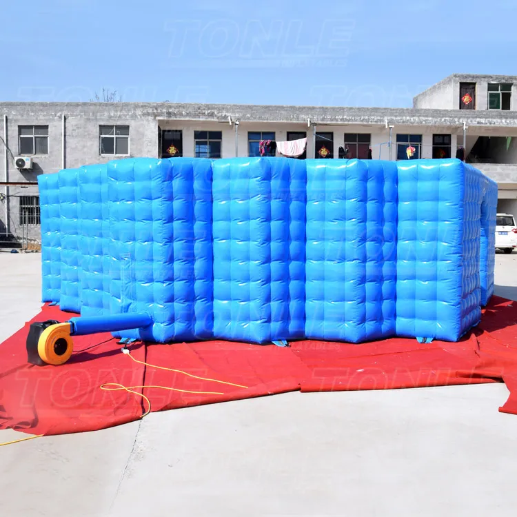 New design inflatable honeycomb maze game for kids