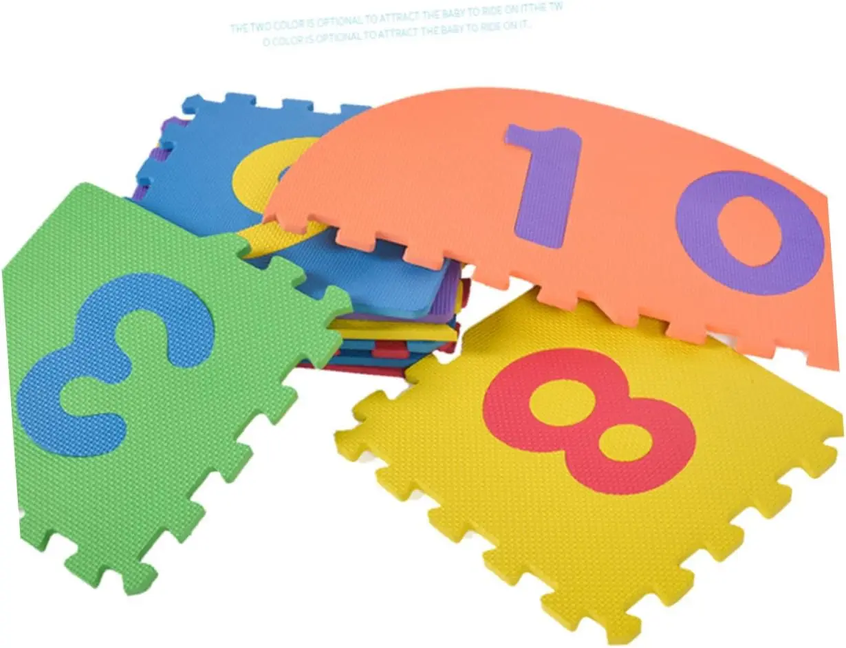 Giant Hopscotch Mat Game EVA Foam Interlocking Activity jigsaws Indoor Outdoor Family Game Toys for Kids Non-Slip Letter Carpet