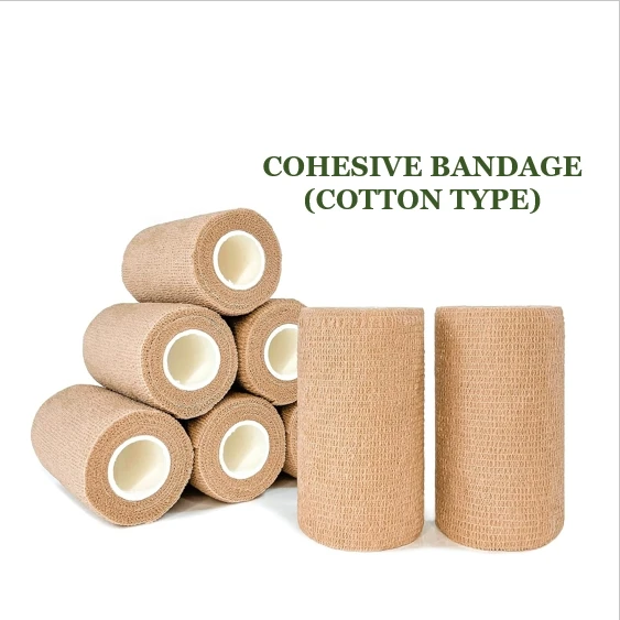 High Quality Customized Colour Marks Logos 2.5cm 5cm 10cm 15cm Cotton Self Adhesion Bandage for Sports