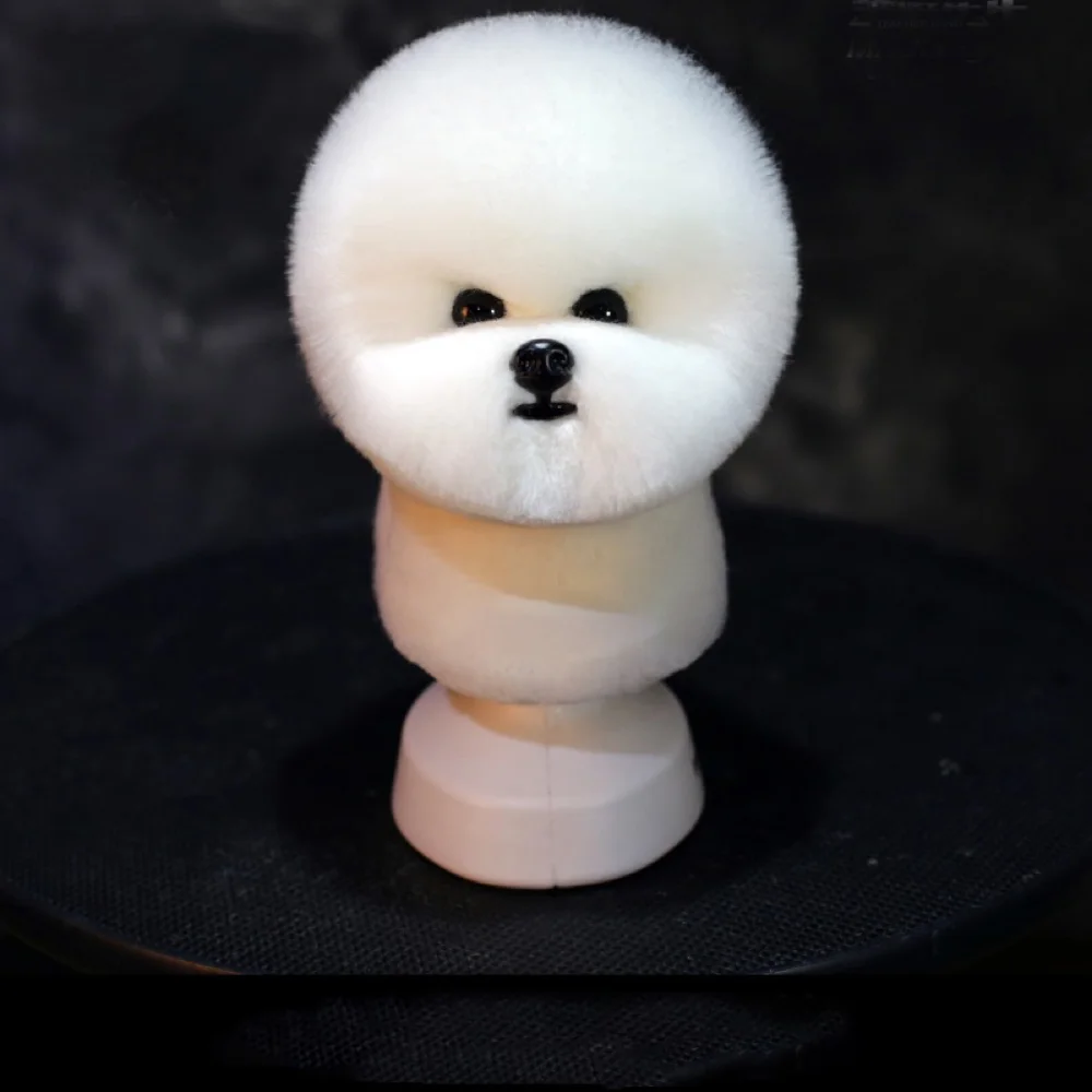 Mr. Jiang Pet Grooming Customized design Model Dog Bichon Head Skeleton Only No head wigs