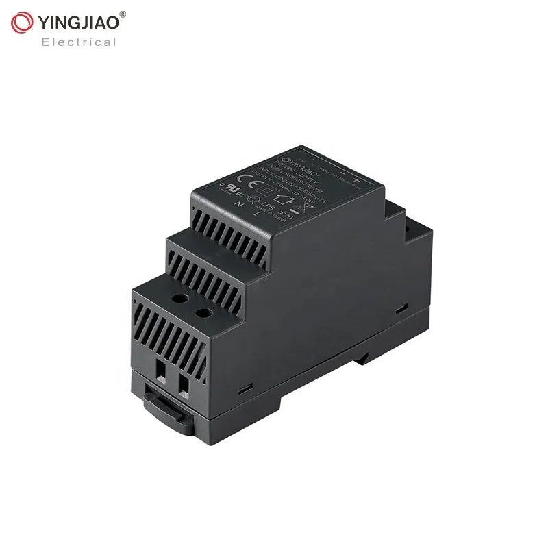 China Factory 1SU DIN Rail Mount Industrial Slim Power Supply 12V DC 1.25 Amp For Access Control