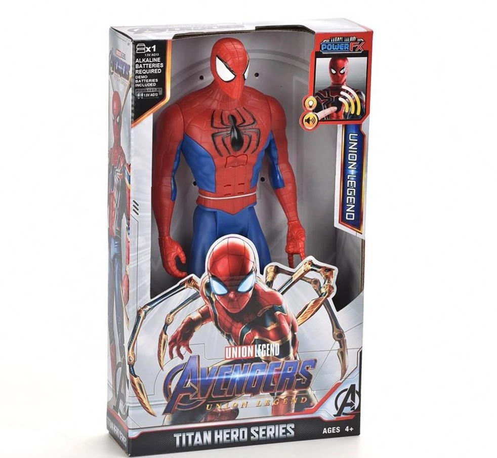 Фигурка Человек-паук Железный человек Тор экшн-модель игрушка из ПВХ подарок для ребенка оптовая продажа высокое качество 12 дюймов 1/6 цветная коробка Япония