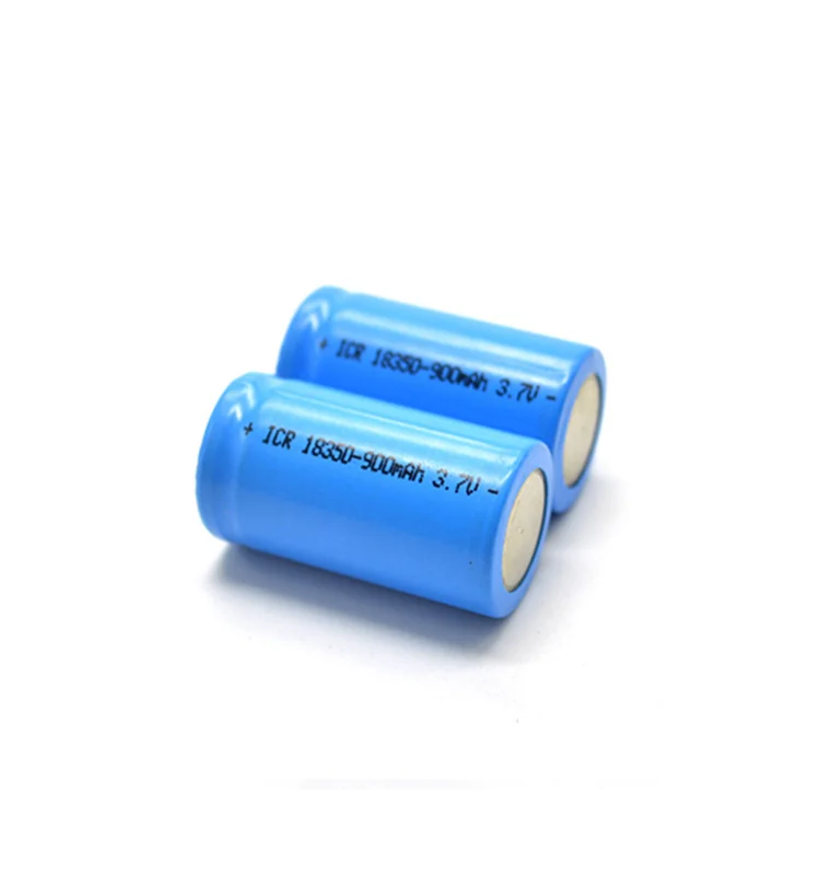 High quality rechargeable 3.7V 900mAh li-ion 18350 battery